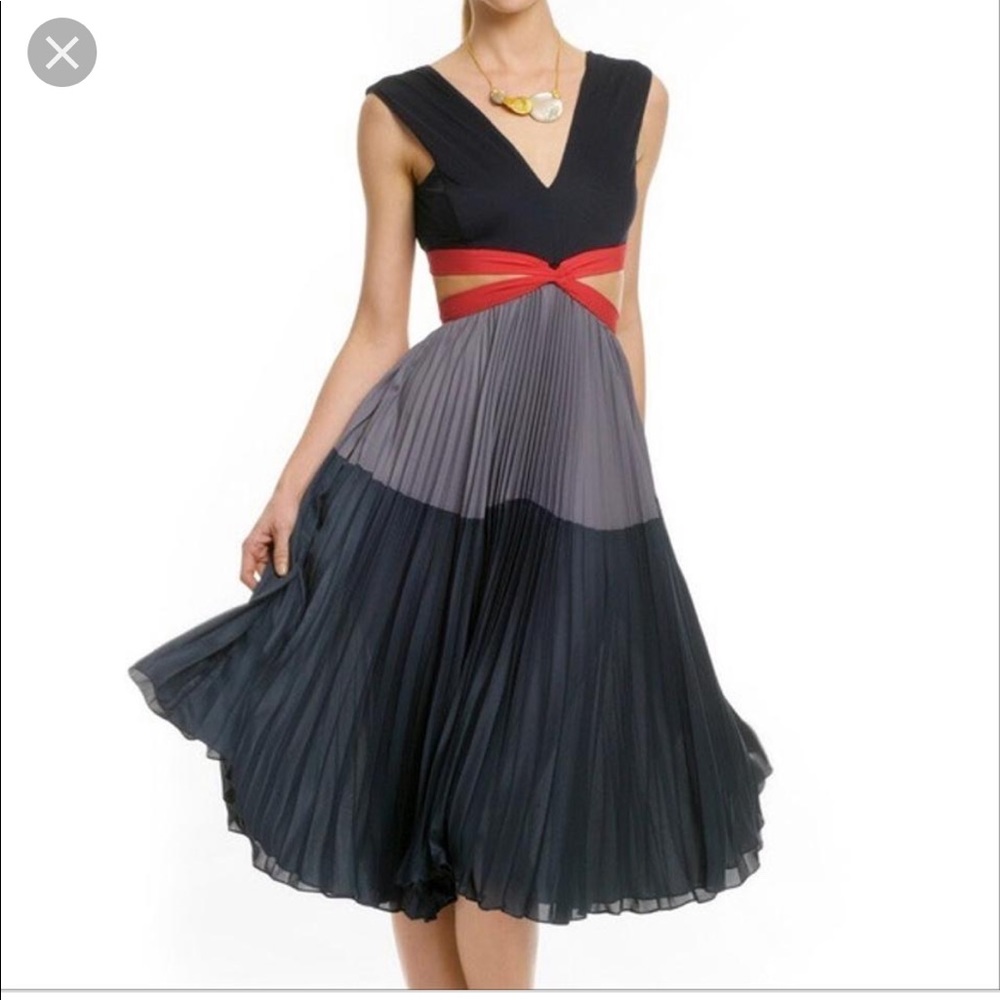 BCBG MaxAzria Maddox cut out dress